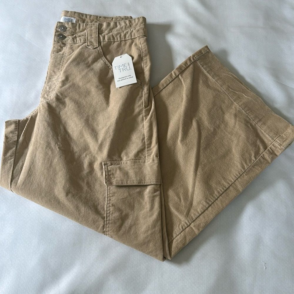 Time and Tru Tan Wide Leg Pants